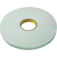 Ruban double face en mousse, 33 m (108') lo x 18 mm (3/4") la, 62,5 mils, Ur&eacute;thane Par Equipment