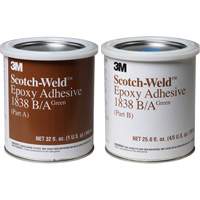 Scotch-Weld Adhesive, 32 fl. oz., Pail, Two-Part, Green Par Equipment