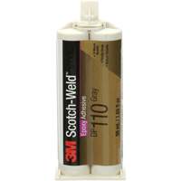 Scotch-Weld Adhesive, 1.64 fl. oz., Cartridge, Two-Part, Grey Par Equipment
