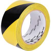 Hazard Warning Tape 766, 50.8 mm (2") x 33 m (108'), Black/Yellow Par Equipment