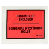 Packing List Envelope, 5-1/2" L x 4-1/2" W, Endloading Style Par Equipment