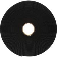 4504 Vinyl Foam Tape, 25.4 mm (1") W x 16.5 m (54') L, 250 mils, Black Par Equipment