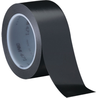 471 Vinyl Tape, 12 mm (1/2") W x 32.9 m (108') L, 5.3 mils, Black Par Equipment