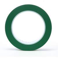 471 Vinyl Tape, 25.4 mm (1") W x 32.9 m (108') L, 5.2 mils, Green Par Equipment