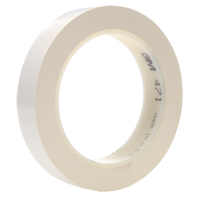 471 Vinyl Tape, 25.4 mm (1") W x 32.9 m (108') L, 5.3 mils, White Par Equipment