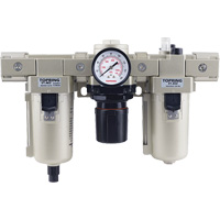 Filtre, r&eacute;gulateur, lubrifiant avec bol m&eacute;tallique, 1/2" NPT, 150 psi Par Equipment