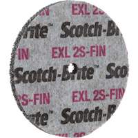 Scotch-Brite EXL Unitized Wheel, 3" x 1/2", 1/4" Arbor Par Equipment