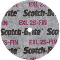 Scotch-Brite EXL Unitized Wheel, 3" x 1/2", 1/4" Arbor Par Equipment
