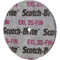 Scotch-Brite EXL Unitized Wheel, 3" x 1/2", 1/4" Arbor Par Equipment