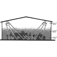 4000 Series Heater, Radiant Heat, Natural Gas, 40000 BTU/H Par Equipment