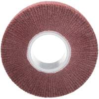 Brosse &agrave; lamelle de finition Scotch-Brite, Oxyde d'aluminium, Grain Fin, 8" x 2" x 3" Par Equipment
