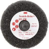 Brosse &agrave; lamelles pour la coupe et le polissage Scotch-Brite, Oxyde d'aluminium, Grain Fin, 2" x 1" x 1/4" Par Equipment