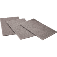 Tampons manuels Scotch-Brite, Carbure de silicium, 6" x 9", Grain Moyen Par Equipment