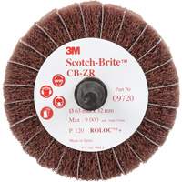 Disque combin&eacute; Scotch-Brite, 2-1/2" dia., Grain 120, Oxyde d'aluminium Par Equipment