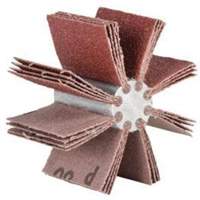 Plain Flap B-830 Bore Polisher, Aluminum Oxide, 60 Grit, 6-3/4" x 1-1/2" x Par Equipment