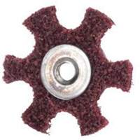 Abrasotex Surface Preparation Star, 4" Dia., Medium Grit, Aluminum Oxide Par Equipment