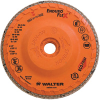 Disque &agrave; lamelles Enduro-Flex, 4-1/2" x 5/8"-11, Type 27, Grain 120, Alumine de zirconium Par Equipment