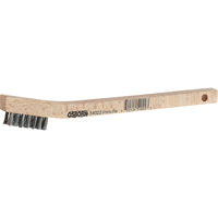 Small Cleaning Scratch Brushes, Brass, 3 x 7 Wire Rows, 7-3/4" Long Par Equipment