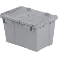 Flipak&reg; Polyethylene Plastic (PE) Distribution Containers, 15.2" x 10.9" x 9.7", Grey Par Equipment