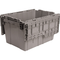 Flipak<sup>®</sup> Polyethylene Plastic (PE) Distribution Containers, 21.8" x 15.2" x 12.9", Grey CA462 | Par Equipment