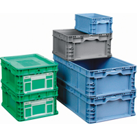 StakPak Plus 4845 System Containers, 15" W x 12" D x 7.5" H, Grey Par Equipment