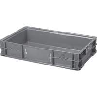 StakPak Plus 4845 System Containers, 15" W x 24" D x 5" H, Grey Par Equipment