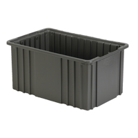 Divider Box, Polyethylene, 15.5" W x 9.9" D x 8" H, Grey Par Equipment