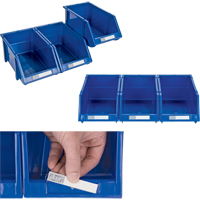Stack & Hang Bin, 7-7/8" W x 7" H x 17-11/16" D, Blue Par Equipment