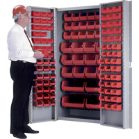 Deep-Door Combination Cabinet, 38" W x 24" D x 72" H, 36 Shelves CB444 | Par Equipment