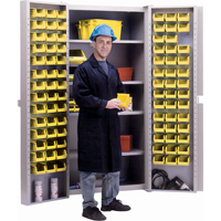 Deep-Door Combination Cabinet, 38" W x 24" D x 72" H, 4 Shelves CB448 | Par Equipment