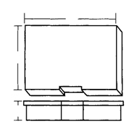 Compartment Case, Plastic, 15-1/2" W x 11-3/4" D x 2-1/2" H, Grey CB498 | Par Equipment