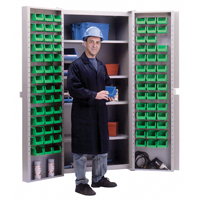 Deep-Door Combination Cabinet, 38" W x 24" D x 72" H, 4 Shelves CB693 | Par Equipment