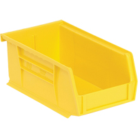 Ultra Stack & Hang Bin, 4-1/8" W x 3" H x 7-3/8" D, Yellow Par Equipment