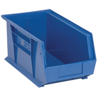 Bacs ultra empilable & suspendable, 8-1/4" la, 7" h x 14-3/4" p, Bleu Par Equipment