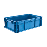 StakPak Plus 4845 System Containers, 15" W x 24" D x 7.5" H, Royal Blue Par Equipment