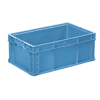 StakPak Plus 4845 System Containers, 15" W x 24" D x 9.5" H, Royal Blue Par Equipment