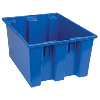 Contenants Stack & Nest, 10" x 19,5" x 15,5", Bleu Par Equipment