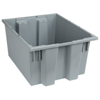Contenants Stack & Nest, 10" x 19,5" x 15,5", Gris Par Equipment