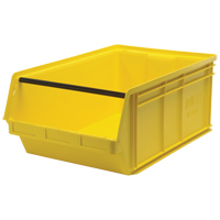 Contenants g&eacute;ants empilables, 18,375" la x 29" p x 11,875" h, Jaune Par Equipment