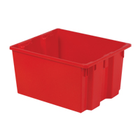 Contenants Stack-N-Nest Polylewton, 13" x 24" x 20", Rouge Par Equipment