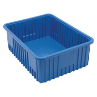 Contenants Divider Box<sup>MD</sup>, Plastique, 22,5" la x 17,5" p x 8" h, Bleu CC953 | Par Equipment