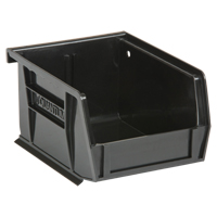Ultra Stack & Hang Bin, 4-1/8" W x 3" H x 5-3/8" D, Black Par Equipment