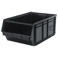 MAGNUM Bin, 11-7/8" H x 18-3/8" W x 29" D, 150 lbs. Capacity, Black Par Equipment
