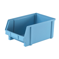 Plastibox<sup>®</sup> Parts Bin, 8-1/10" W x 6" H x 12-4/5" D, Blue CD236 | Par Equipment