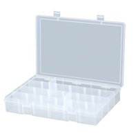 Compact Compartment Cases, 13.125" W x 2.3125" D x 9" H, 24 Compartments CD381 | Par Equipment