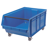 Mobile MAGNUM Bin, 14-7/8" H x 18-3/8" W x 29" D, 150 lbs. Capacity, Blue Par Equipment