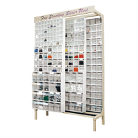 Free-Standing Tip-Out Bins Slider System, 48" W x 18" D x 77" H, 112 Drawers Par Equipment
