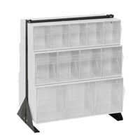 Support pour bacs basculants, 23-5/8" la x 16" p x 28" h, 24 tiroirs Par Equipment