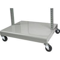 Mobile Tilt Bin Rack - Cart Only, Double-sided, 26-1/4" W x 22" D x 57-1/2" H CF475 | Par Equipment