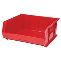 Bac empilable & &agrave; suspendre, 16-1/2" la, 7" h x 14-3/4" p, Rouge Par Equipment